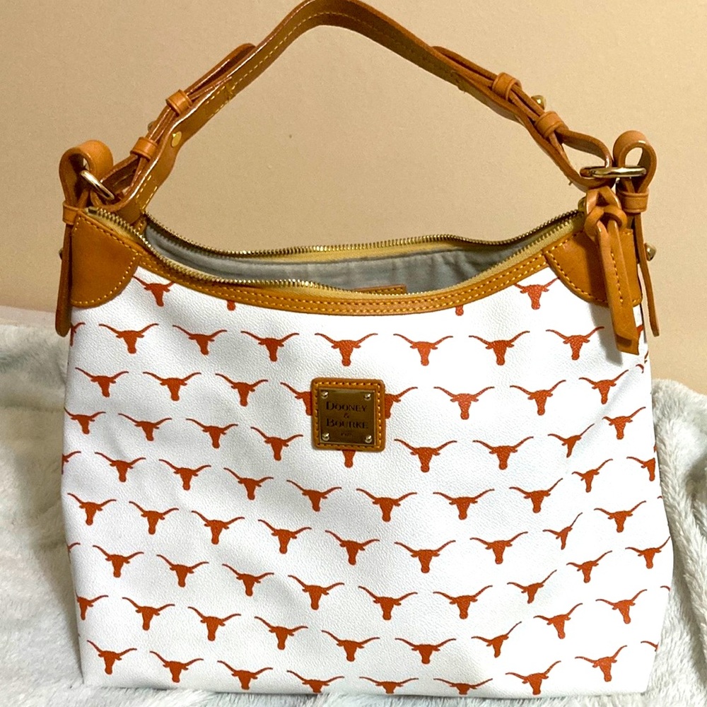 EUC Dooney & Bourke, UT leather satchel